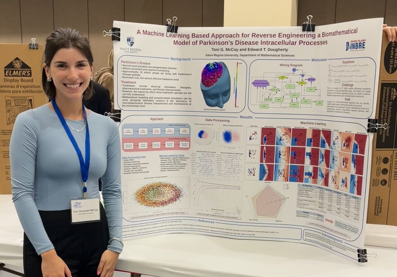 Portrait of RHODE ISLAND: Former RI-INBRE SURF participant presents at the 2025 Joint Mathematics Meetings