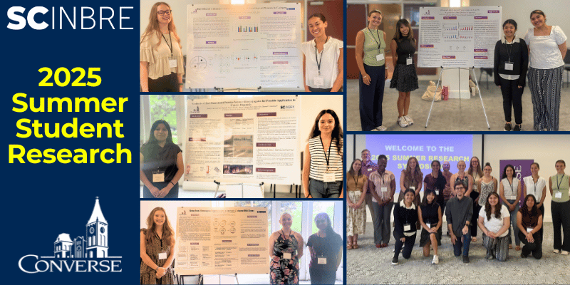 Portrait of SOUTH CAROLINA: Wrapping up 2025 SC INBRE-funded Student Summer Research