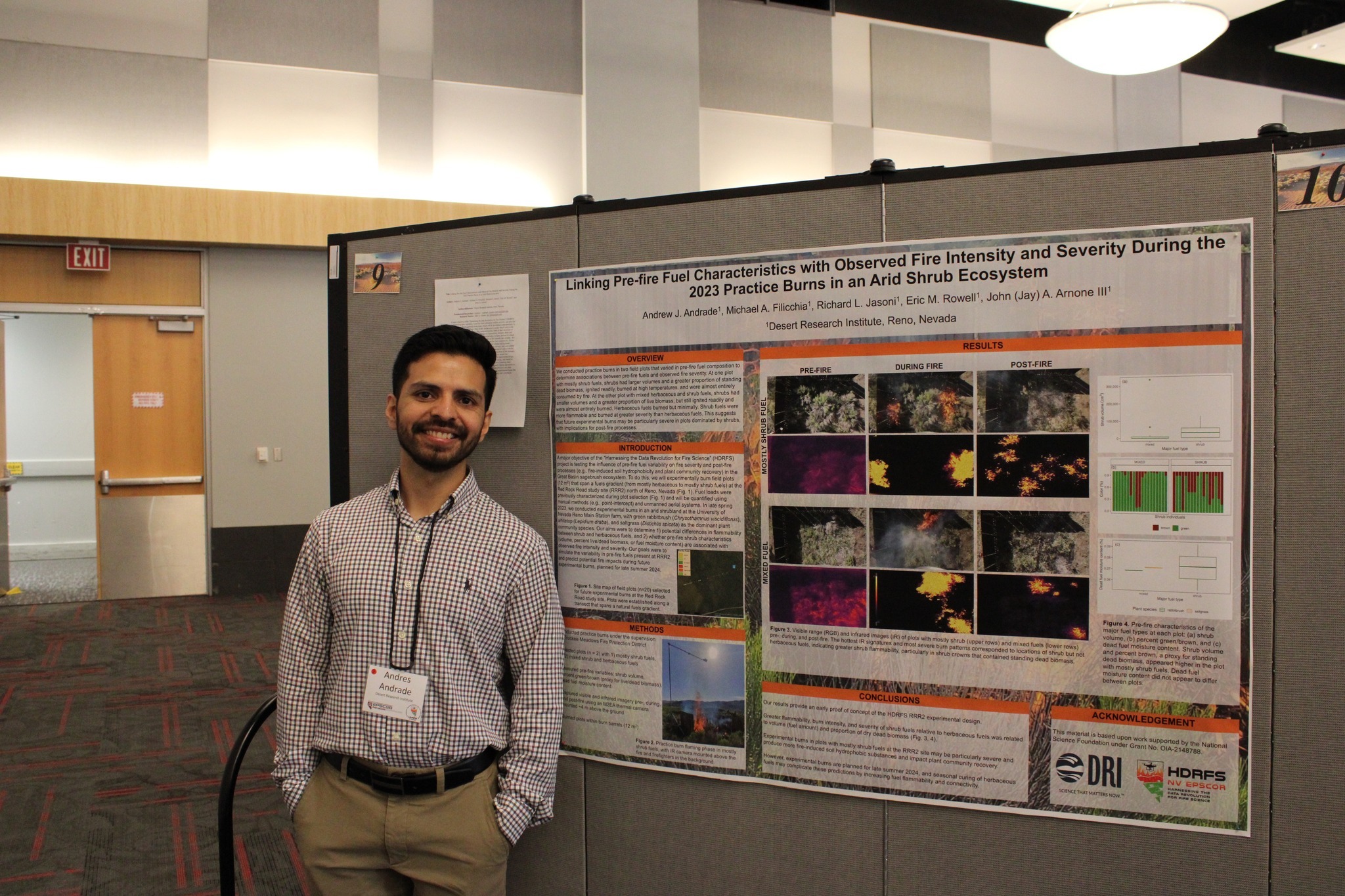 Portrait of NEVADA: EPSCoR Postdoc Andrew (Andres) Andrade