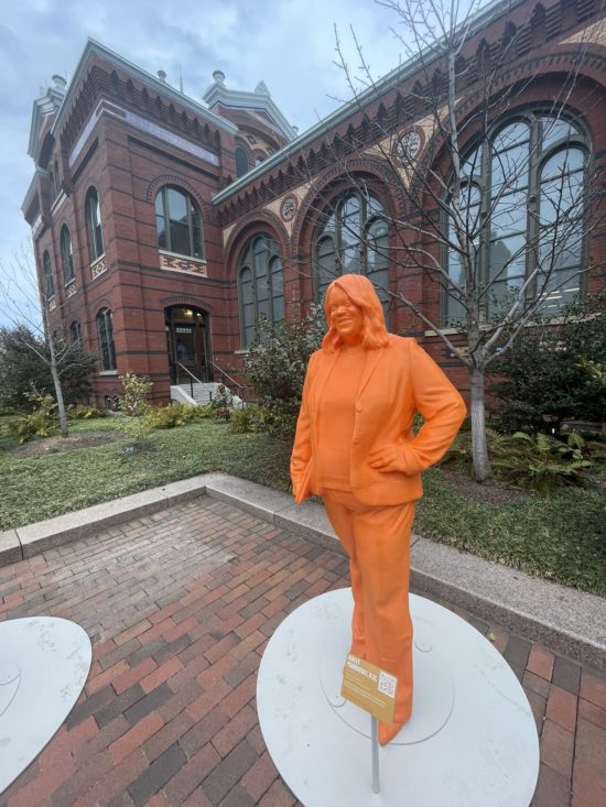 Ashley Podhradsky Statue