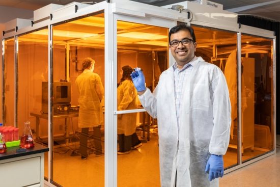Kartik Balachandran In His Lab
