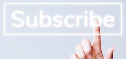 Hand Clicking Subscribe Button Social Media 53876 96210